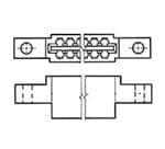 TE CONNECTIVITY 卡边缘连接器 - 外壳 480142-3