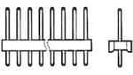 TE CONNECTIVITY 矩形连接器 - 针座 - 公插针 4-644763-4