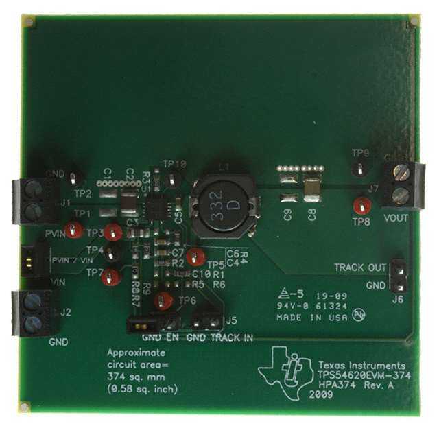 TEXAS INSTRUMENTS DC-DC稳压器 TPS54620EVM-374