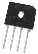 ON SEMICONDUCTOR 整流二极管/整流桥 GBU6A