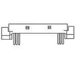 TE CONNECTIVITY 矩形连接器 - 外壳 5917629-5