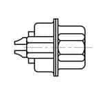 AMPHENOL D-Sub 连接器 L717TWE2W2P