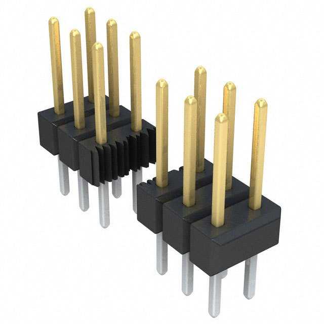 MOLEX 矩形连接器 - 针座 - 公插针 0010897540