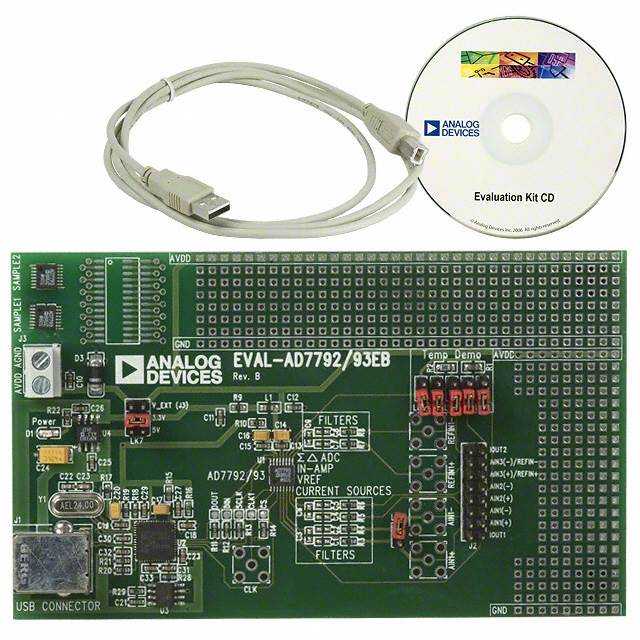 ANALOG DEVICES 评估、开发板开发工具 EVAL-AD7793EBZ