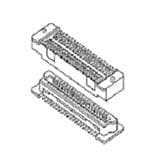 AMPHENOL 矩形连接器 - 阵列/边缘型/夹层式（板对板） 61082-081502LF