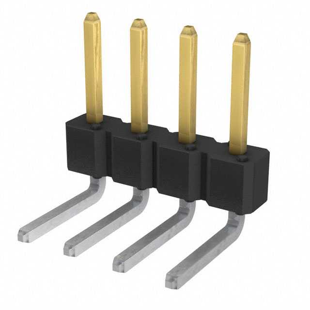 AMPHENOL 矩形连接器 - 针座 - 公插针 77315-102-04LF