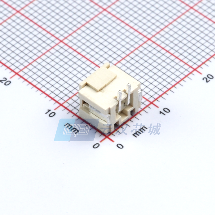 XUNPU/台湾讯普电子 矩形连接器 - 板载/直接线对板 WAFER-PH2.0-2PLB