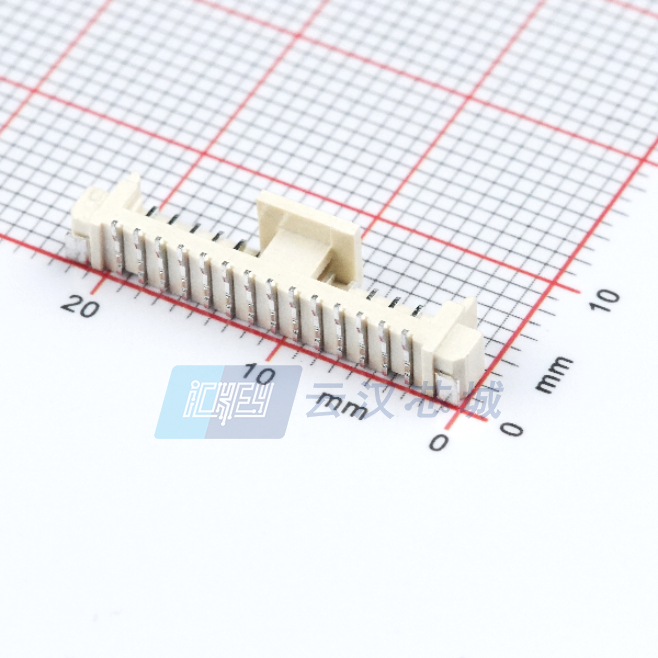 HCTL/深圳华灿天禄 矩形连接器 - 针座 - 插座/母插口 HC-1.25-14PLT