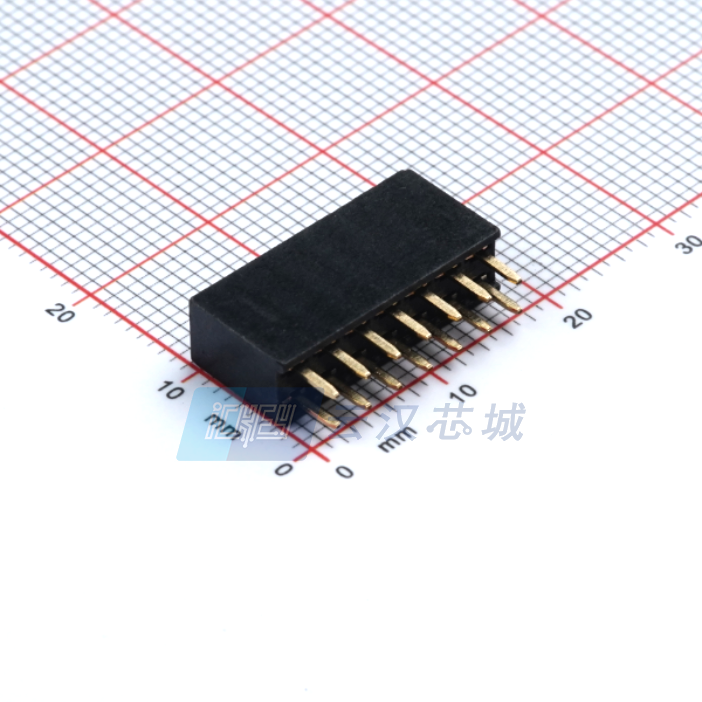 XKB CONNECTIVITY/中国星坤 矩形连接器 - 针座 - 公插针 X6521FV-2x07-C85D32