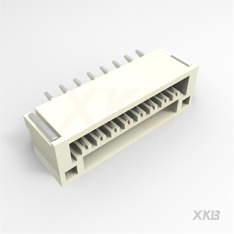 XKB CONNECTIVITY/中国星坤 矩形连接器 - 针座 - 公插针 X1251WRS-08HF-LPSW