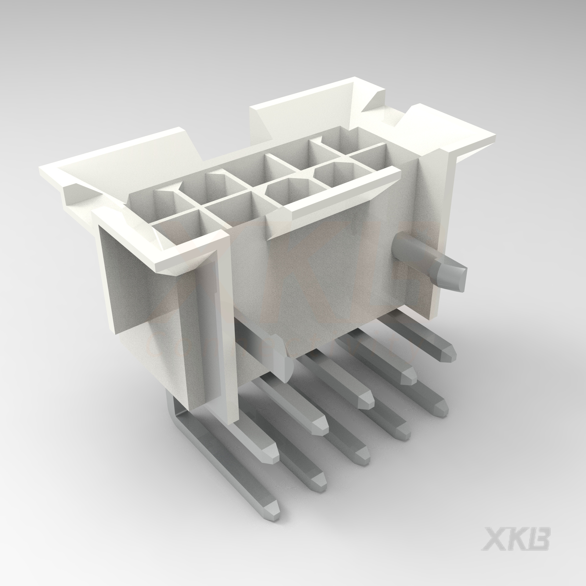 XKB CONNECTIVITY/中国星坤 矩形连接器 - 针座 - 公插针 X9357WR-2x05B-N0SN