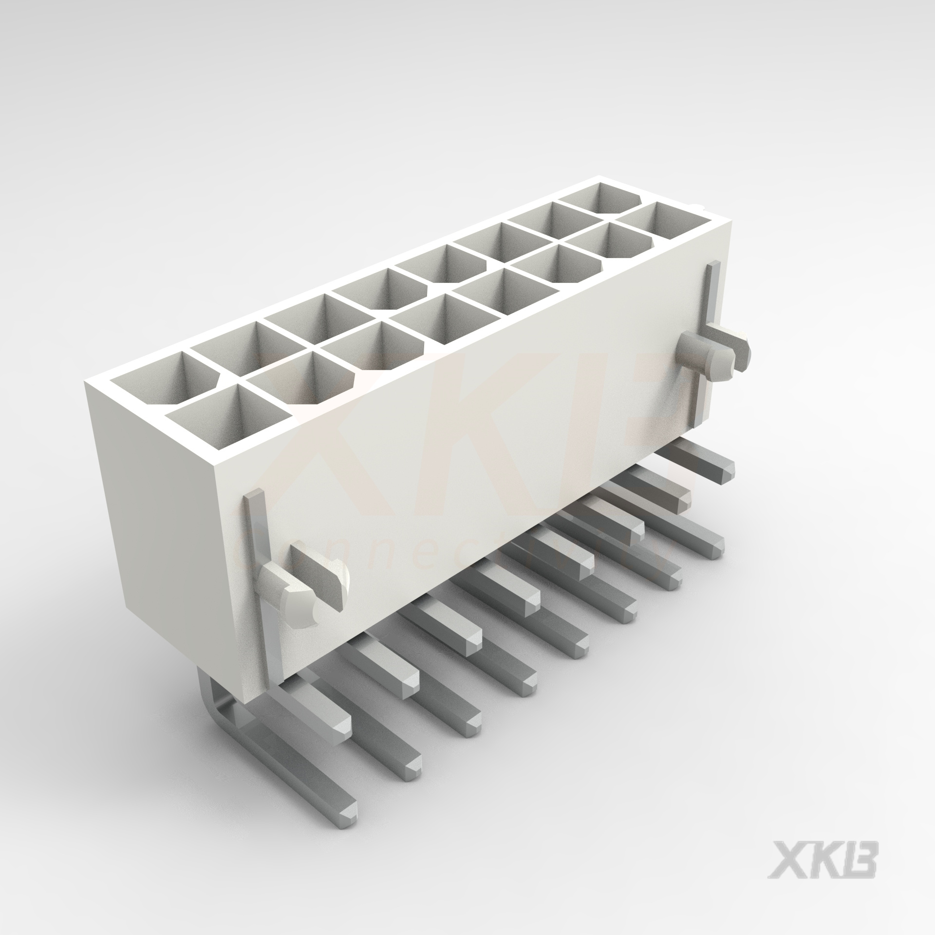 XKB CONNECTIVITY/中国星坤 矩形连接器 - 针座 - 公插针 X9357WR-2x08S-N2SN