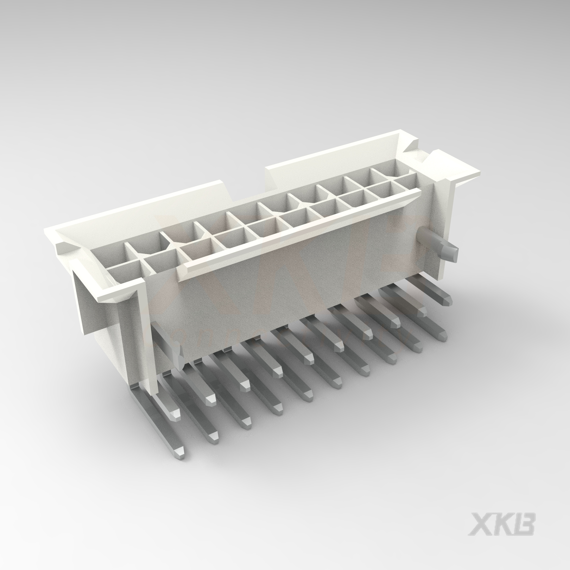 XKB CONNECTIVITY/中国星坤 矩形连接器 - 针座 - 公插针 X9357WR-2x10B-N0SN