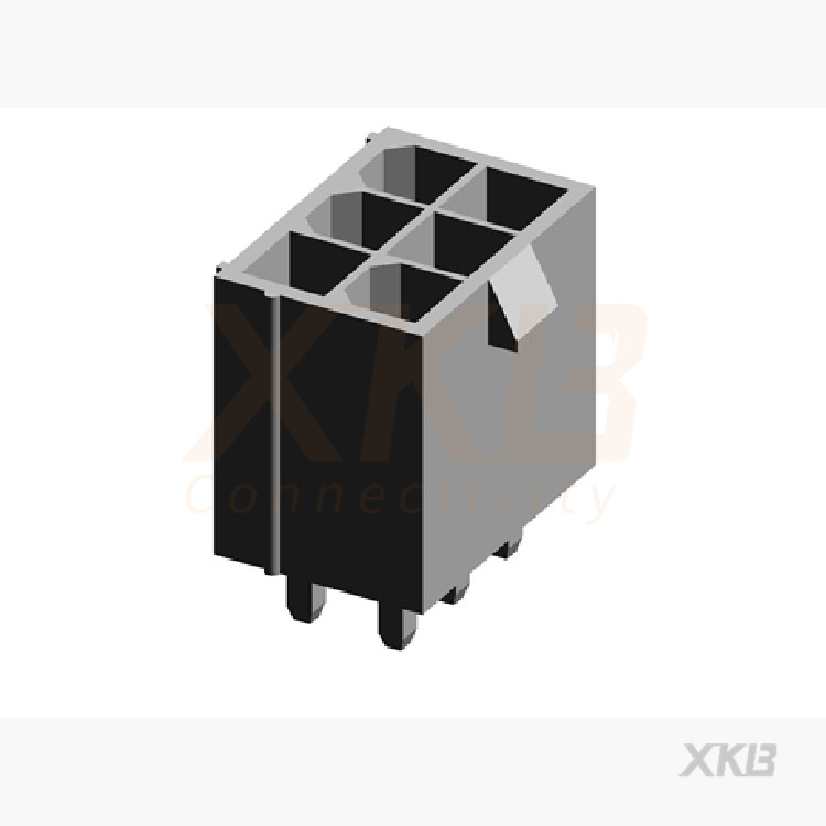 XKB CONNECTIVITY/中国星坤 矩形连接器 - 针座 - 公插针 X9357WV-2x03-N2SN