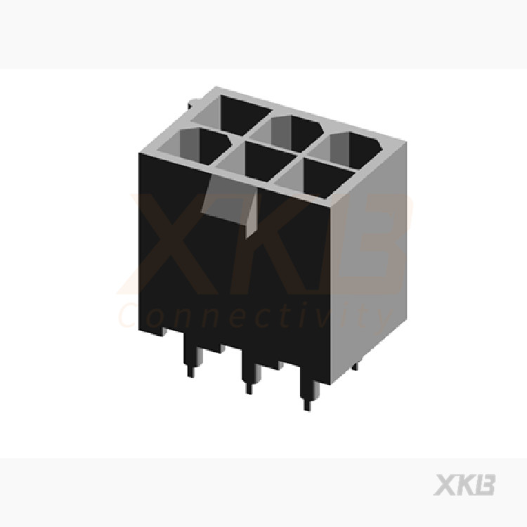 XKB CONNECTIVITY/中国星坤 矩形连接器 - 针座 - 公插针 X9357WV-2x03HN-N2SN
