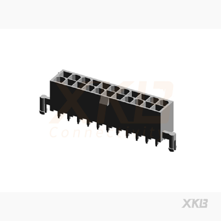 XKB CONNECTIVITY/中国星坤 矩形连接器 - 针座 - 公插针 X9357WV-2x11FS-N2SN