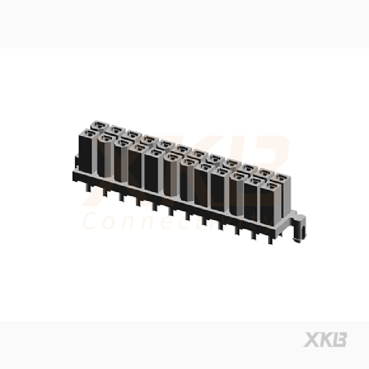 XKB CONNECTIVITY/中国星坤 矩形连接器 - 针座 - 公插针 X9357WV-2x12S-N0SW