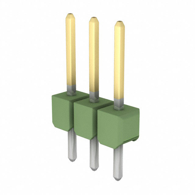 TE CONNECTIVITY 矩形连接器 - 针座 - 公插针 826629-3