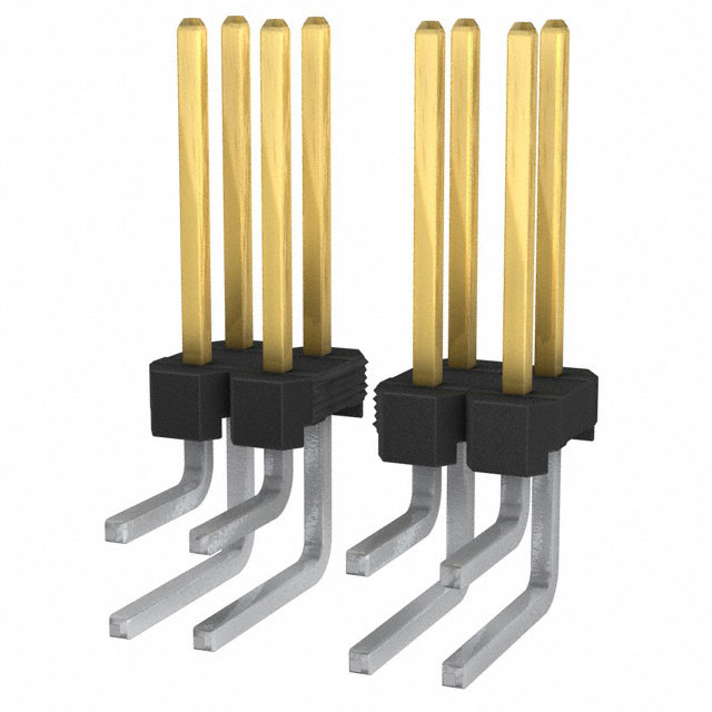 3M 矩形连接器 - 针座 - 公插针 951260-7722-AR