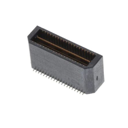 SAMTEC 矩形连接器 - 阵列/边缘型/夹层式（板对板） QTE-020-03-L-D-A-K-TR