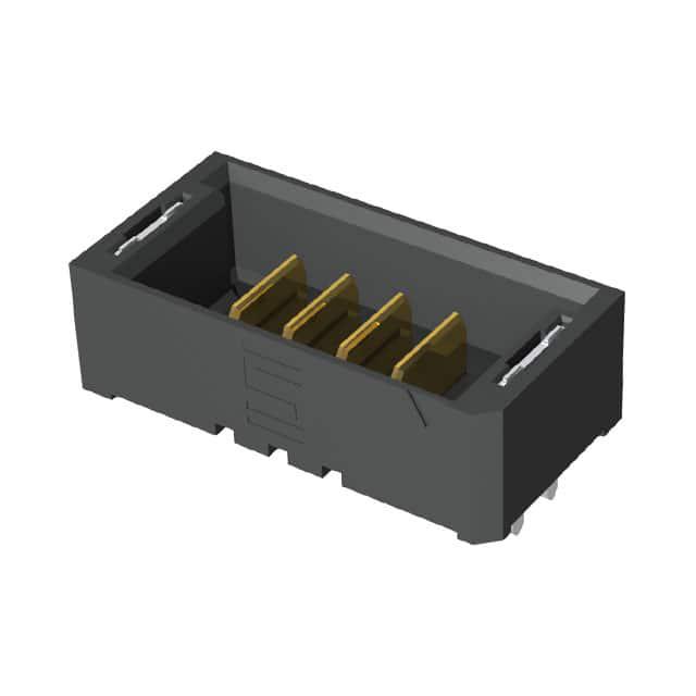 SAMTEC 矩形连接器 - 针座 - 公插针 UMPT-04-01.5-G-V-S-W-TR