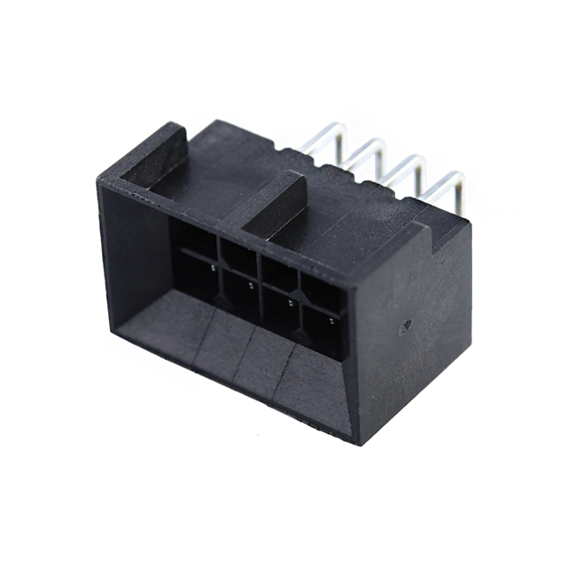 MOLEX 矩形连接器 - 针座 - 公插针 444280806