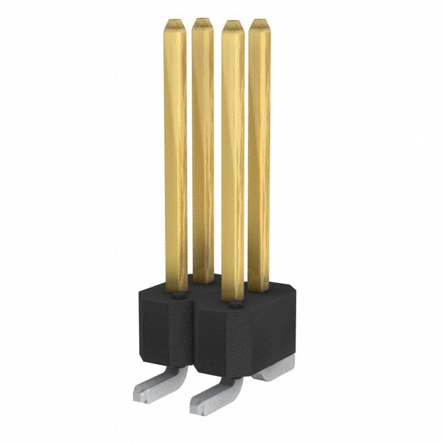 AMPHENOL 矩形连接器 - 针座 - 公插针 95278-106-04LF