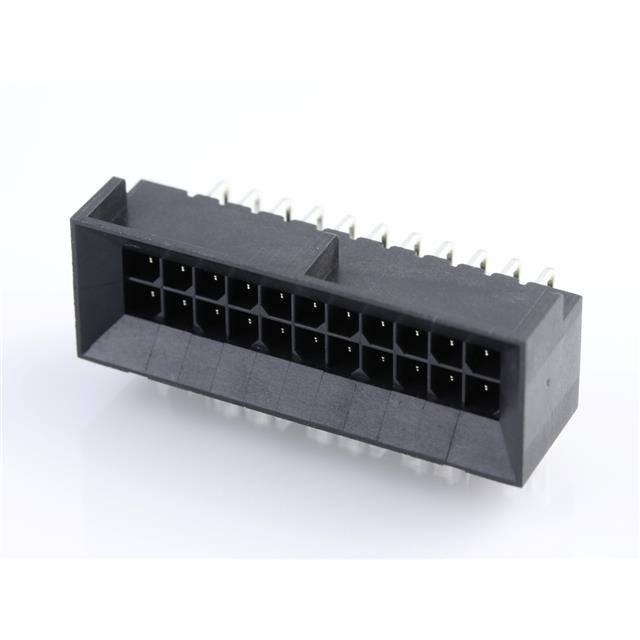 MOLEX 矩形连接器 - 针座 - 公插针 444282201
