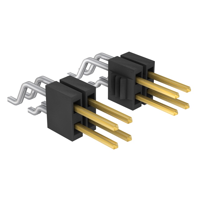 SAMTEC 矩形连接器 - 针座 - 公插针 FTSH-124-02-L-DH