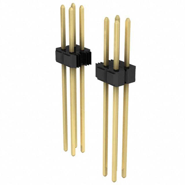 3M 矩形连接器 - 针座 - 公插针 929715-06-36-I