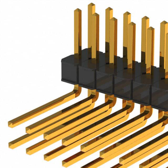 3M 矩形连接器 - 针座 - 公插针 929667-02-12-I