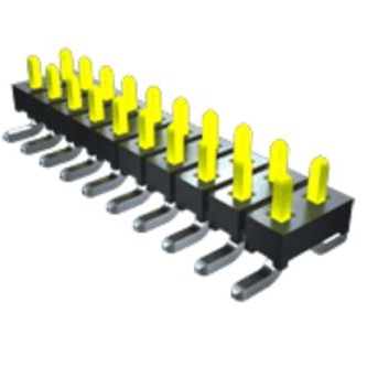 SAMTEC 矩形连接器 - 针座 - 公插针 TMM-105-03-G-S
