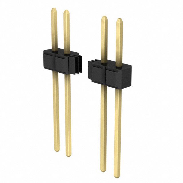 3M 矩形连接器 - 针座 - 公插针 929647-04-17-I