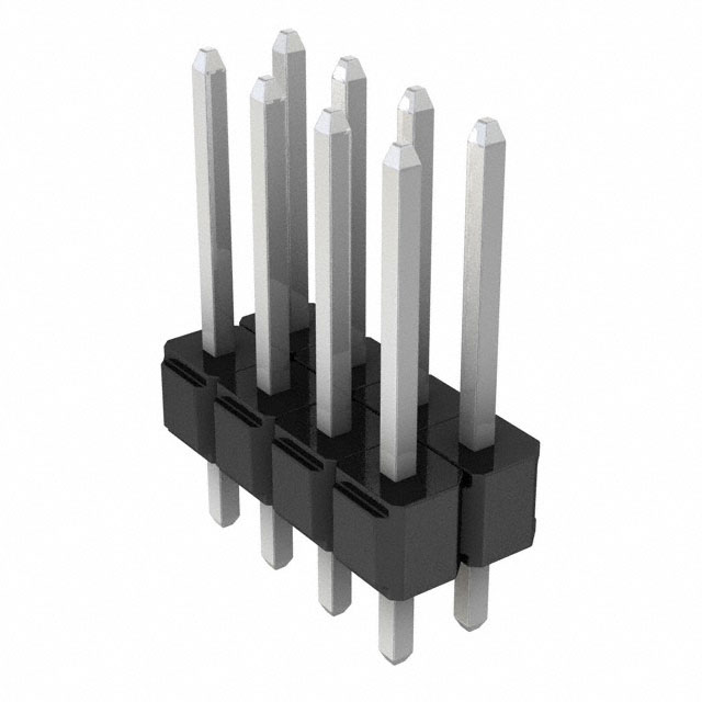 3M 矩形连接器 - 针座 - 公插针 929710-01-04
