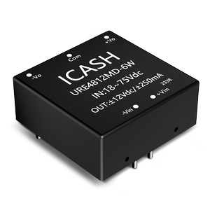 ICASH/微高电子 DC-DC模块 URE4812MD-6W