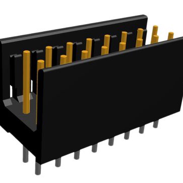 TE CONNECTIVITY 矩形连接器 - 针座 - 公插针 826469-8
