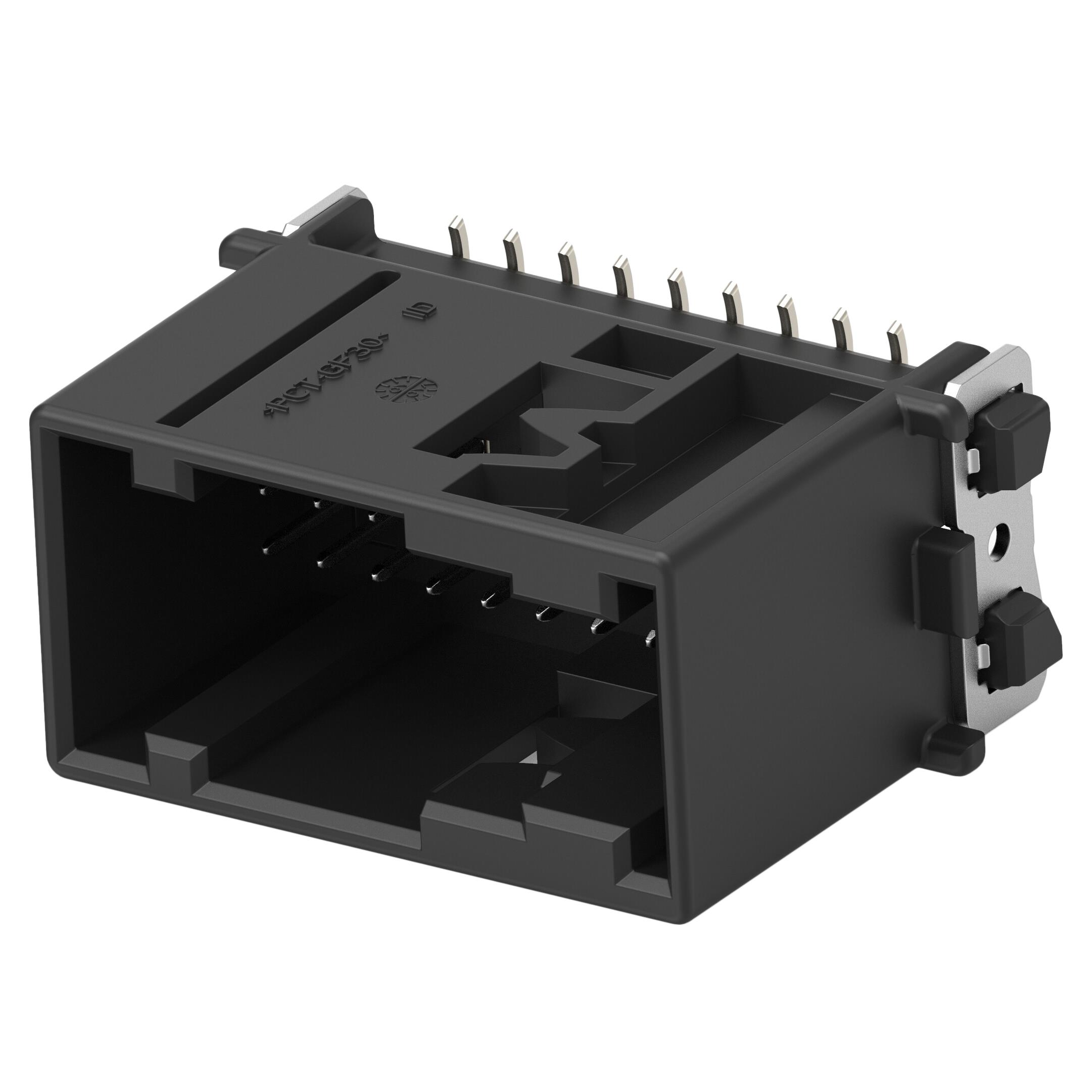 TE CONNECTIVITY 矩形连接器 - 针座 - 公插针 1438543-1