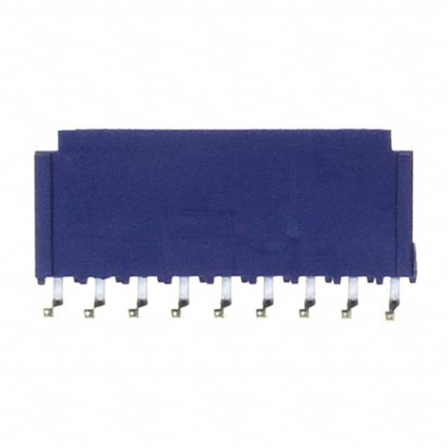 AMPHENOL 矩形连接器 - 针座 - 公插针 76382-309LF