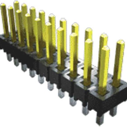 SAMTEC 矩形连接器 - 针座 - 公插针 TSW-104-08-F-D-RA