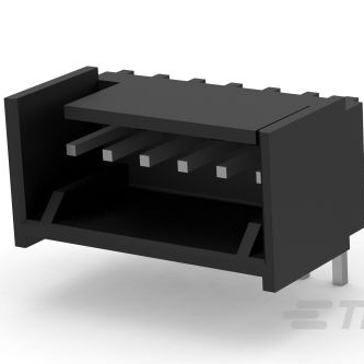 TE CONNECTIVITY 矩形连接器 - 针座 - 公插针 2-644803-6