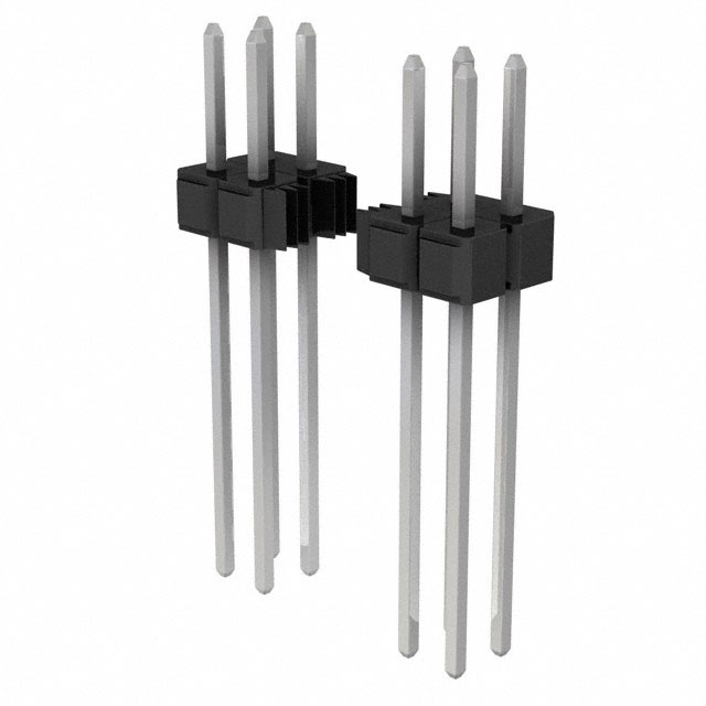 3M 矩形连接器 - 针座 - 公插针 929836-05-06