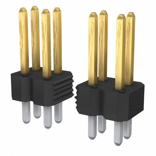 AMPHENOL 矩形连接器 - 针座 - 公插针 77313-124-46LF