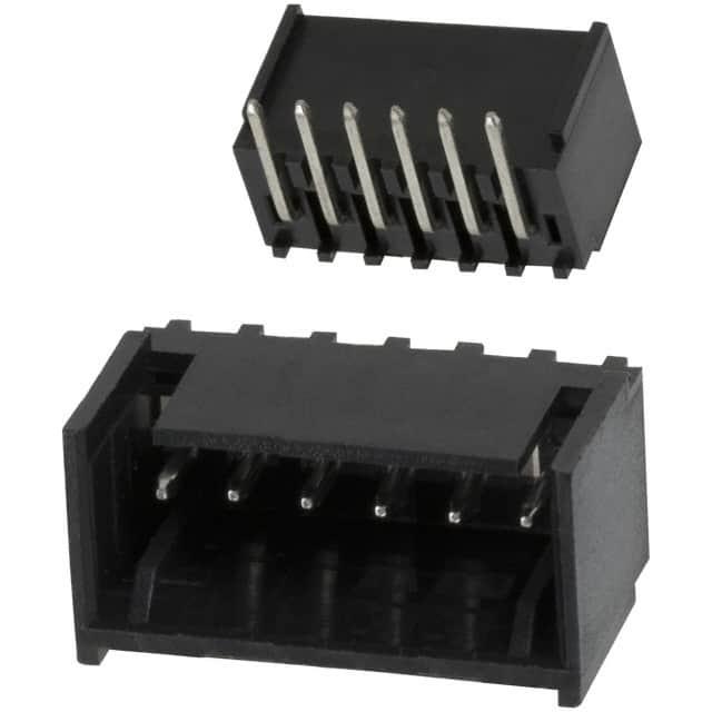 TE CONNECTIVITY 矩形连接器 - 针座 - 公插针 2-644803-6