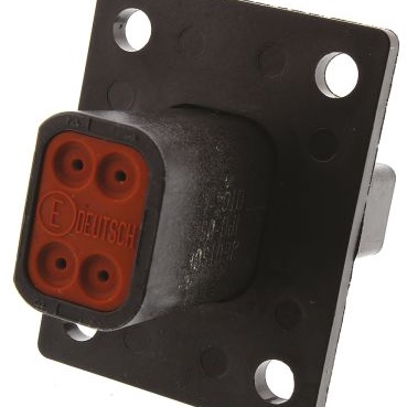 TE CONNECTIVITY 矩形连接器 - 外壳 DT04-4P-CL06