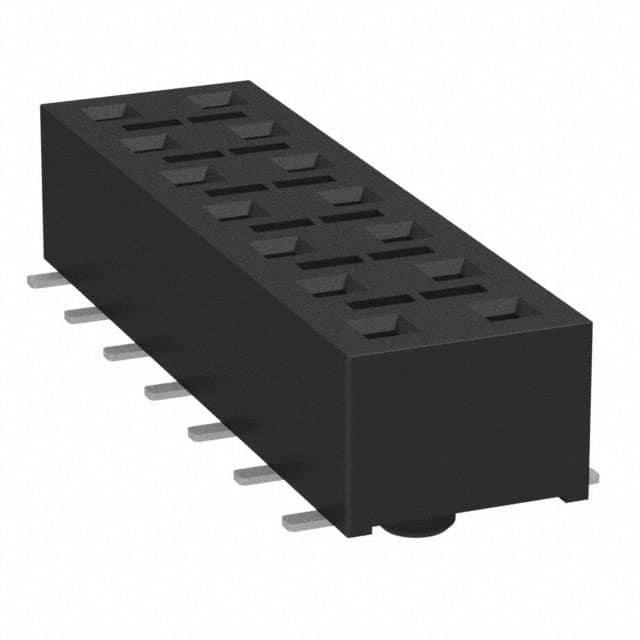 SAMTEC 矩形连接器 - 针座 - 插座/母插口 HLE-107-02-S-DV-A-P