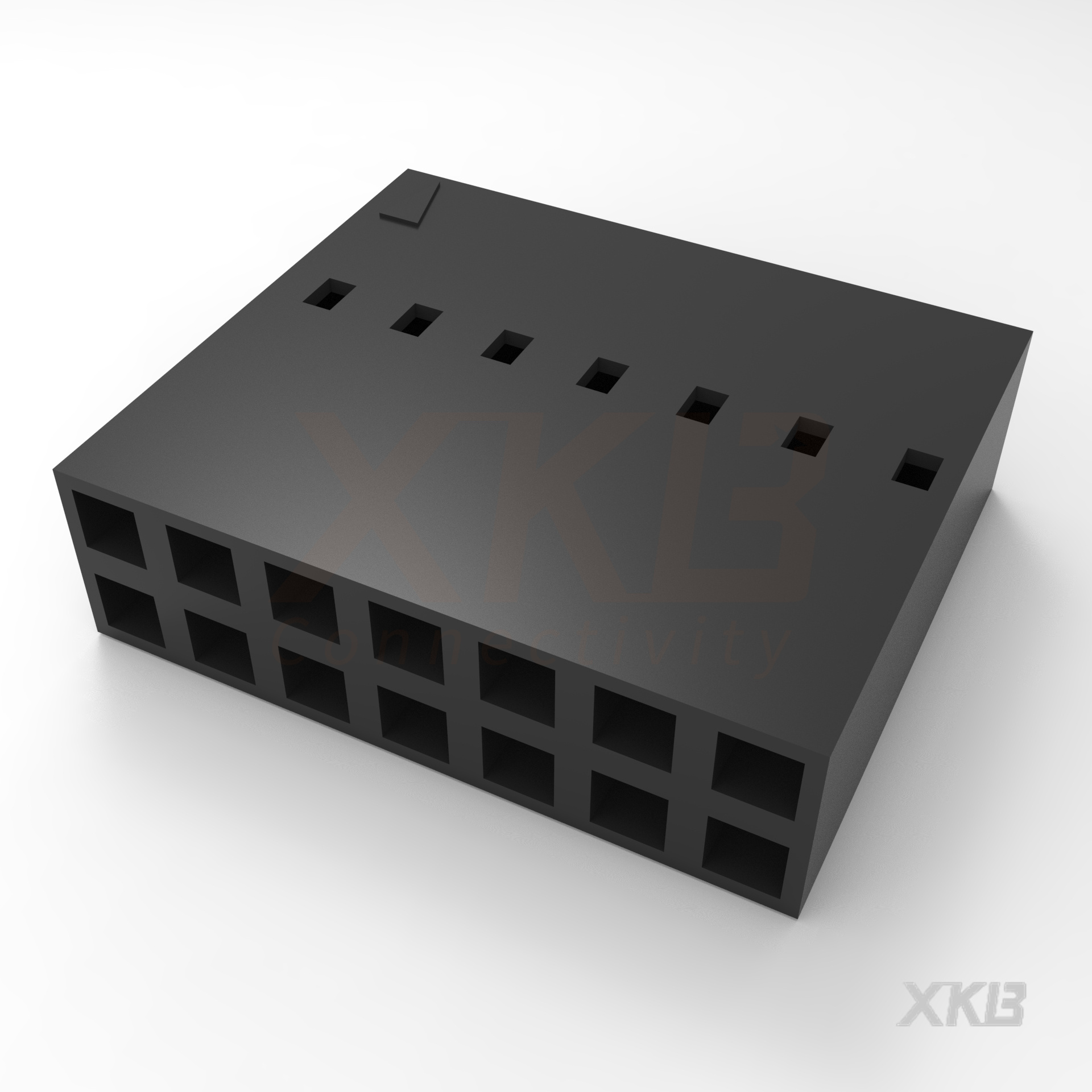 XKB CONNECTIVITY/中国星坤 矩形连接器 - 板载/直接线对板 X9555H-2x07E3-PT