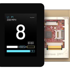4D SYSTEMS LED显示器件 GEN4-ULCD-24D-CLB