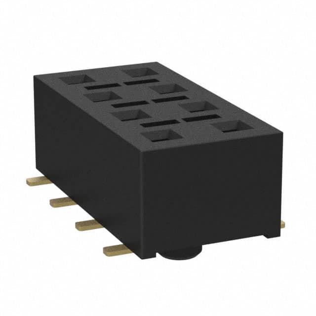SAMTEC 矩形连接器 - 针座 - 插座/母插口 HLE-104-02-G-DV-BE-A-K-TR