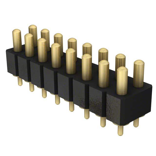 MILL-MAX 矩形连接器 - 弹簧式 823-22-016-10-004101