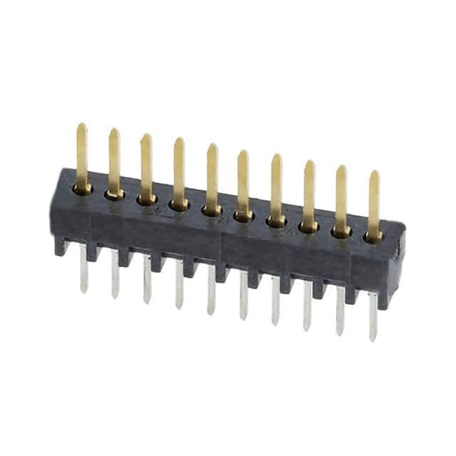 TE CONNECTIVITY 矩形连接器 - 针座 - 公插针 5-104178-6